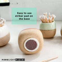 Load image into Gallery viewer, Ceramic Match Holder: Green