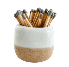 Load image into Gallery viewer, Ceramic Match Holder: White