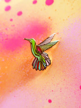 Load image into Gallery viewer, Paige Poppe Sunshine Hummingbird Enamel Pin