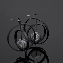 Load image into Gallery viewer, Eris Earrings: Glass Grey