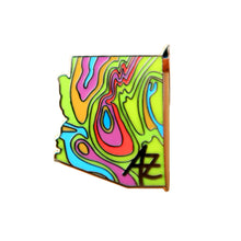 Load image into Gallery viewer, Paige Poppe Painting Arizona Enamel Pin