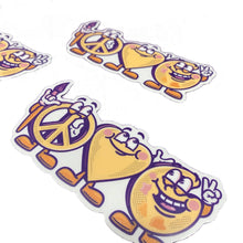 Load image into Gallery viewer, Peace, Love, and Art Sticker