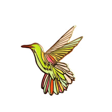 Load image into Gallery viewer, Paige Poppe Sunshine Hummingbird Enamel Pin