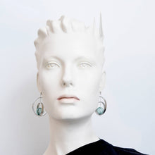 Load image into Gallery viewer, Eris Earrings: Glass Grey