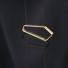 Load image into Gallery viewer, Fret Necklace: Satin Gold
