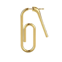 Load image into Gallery viewer, STUDIOCULT Paper Clip Earring: Gold