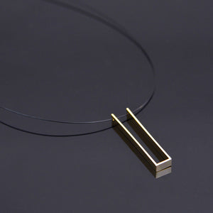 Flynn Necklace: Matte Black