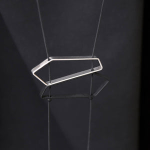 Fret Necklace: Satin Gold