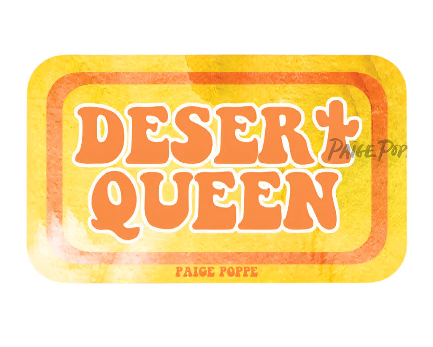 Paige Poppe Desert Queen Sticker