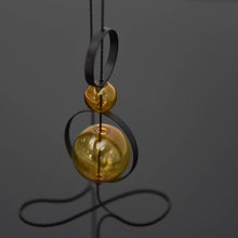Load image into Gallery viewer, Spindles Necklace: Silver Black
