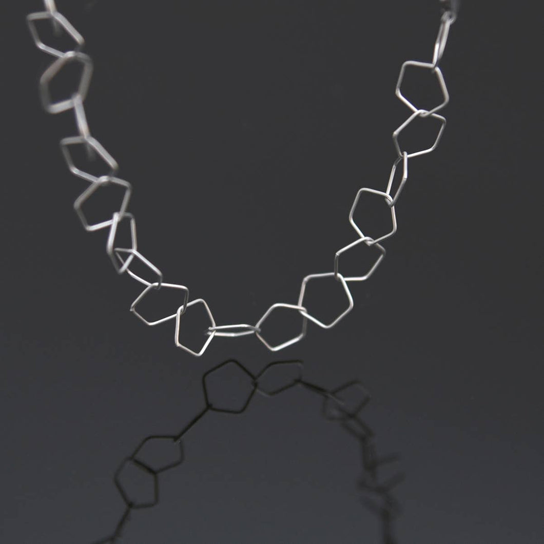 Allegra Bracelet: Satin Silver
