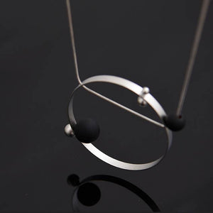 Helio Necklace: Gold Black