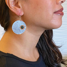 Load image into Gallery viewer, Chick Boss Axis Earrings: Silver
