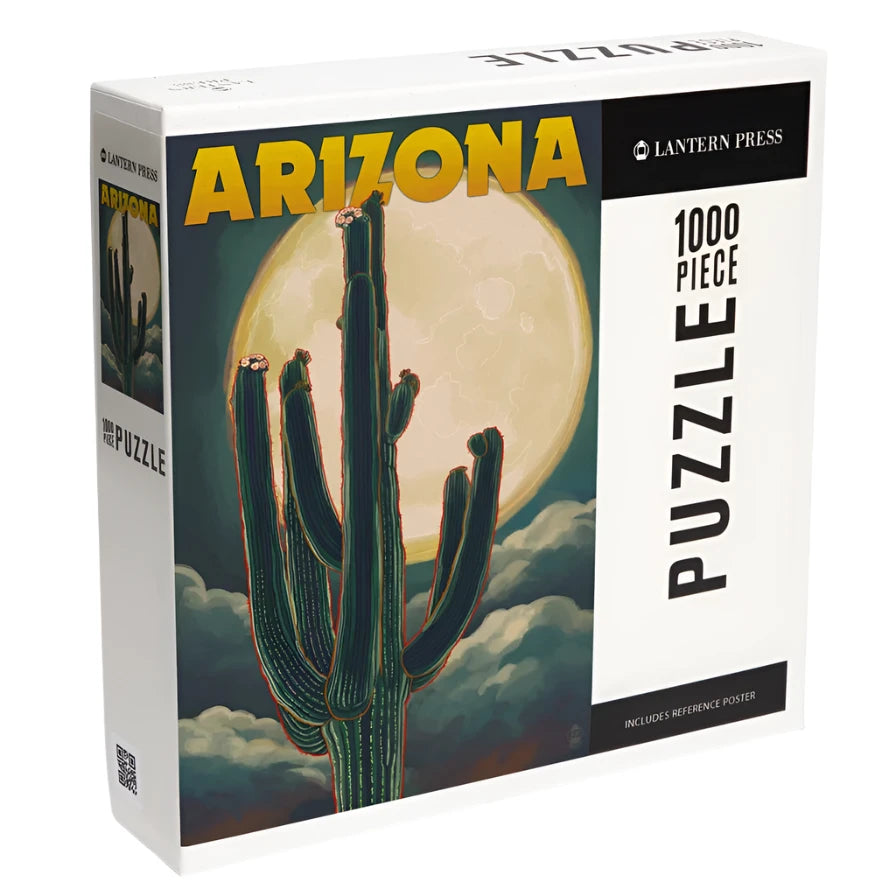 Cactus & Full Moon Arizona Puzzle