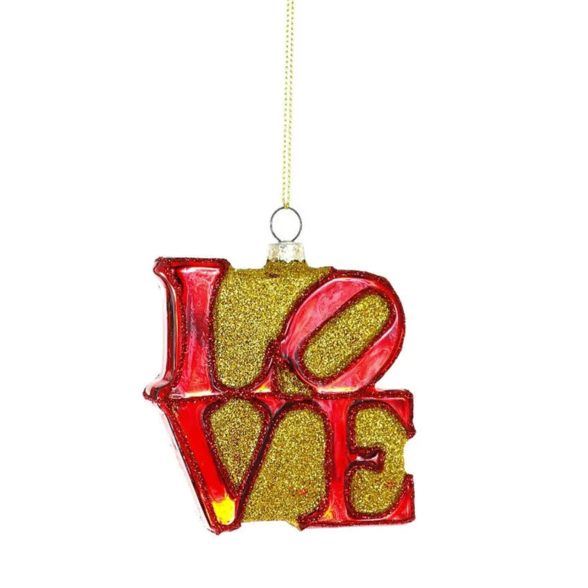 LOVE Sculpture Ornament