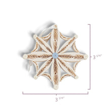 Load image into Gallery viewer, Quilled Snowflake Ornaments
