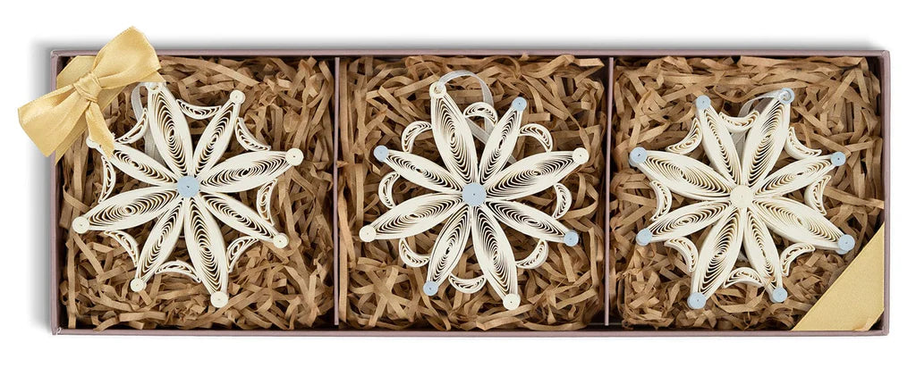 Quilled Snowflake Ornaments