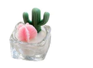 Tealight Cactus Candle