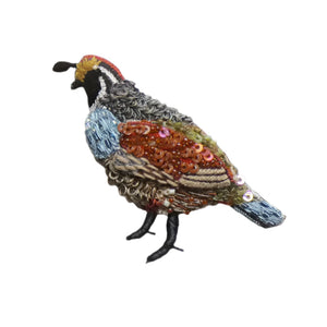 Trovelore Quail Brooch