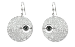 Chick Boss Axis Earrings: Silver