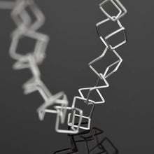 Load image into Gallery viewer, Maze Bracelet: Satin Silver
