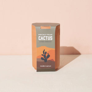 Terracotta Grow Kit: Prickly Pear Cactus