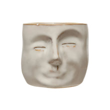 Load image into Gallery viewer, Stoneware Face Pot
