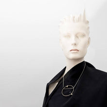 Load image into Gallery viewer, Helio Necklace: Gold Black
