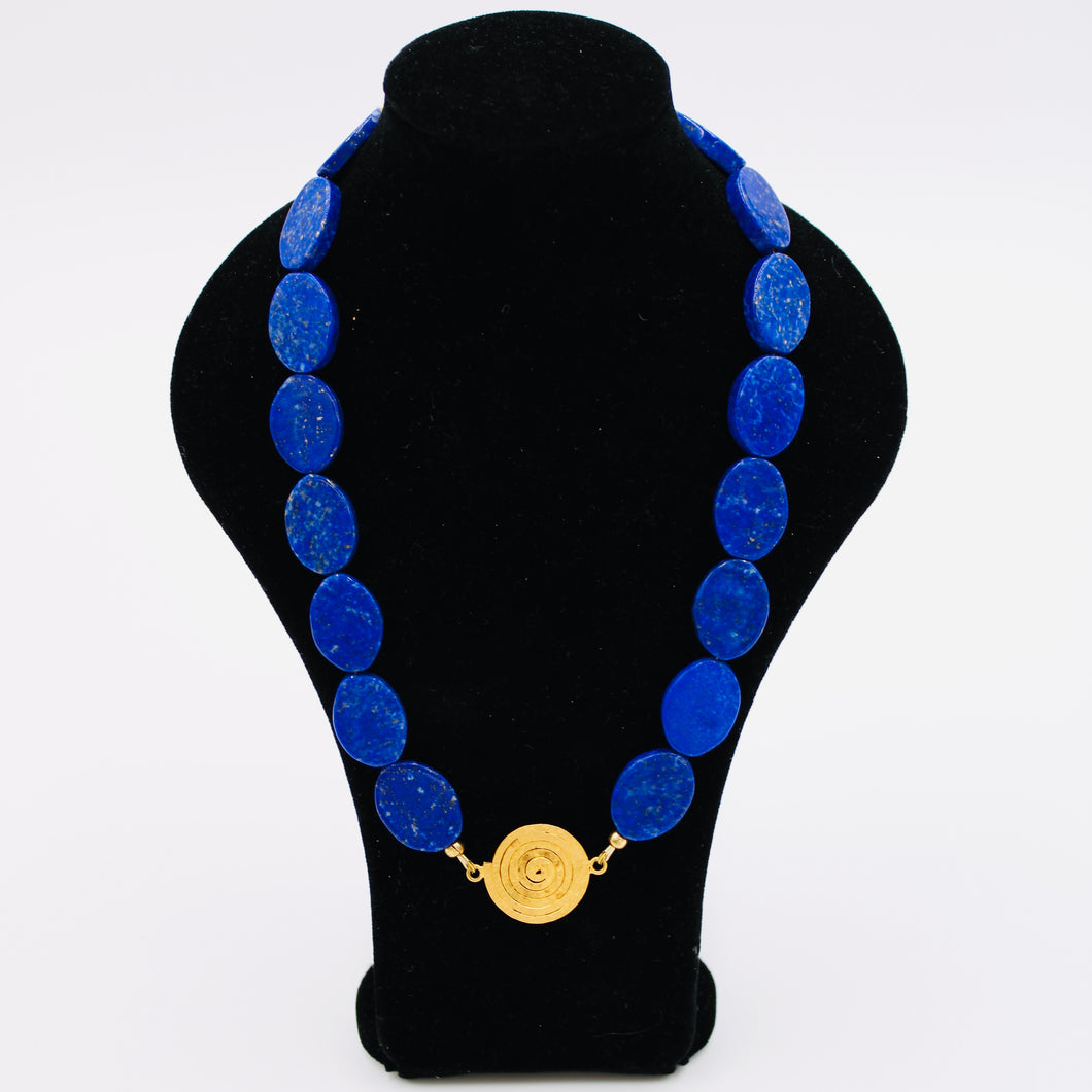 Lapis Lazuli Flat Necklace