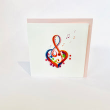Load image into Gallery viewer, Love Song Quilling Card
