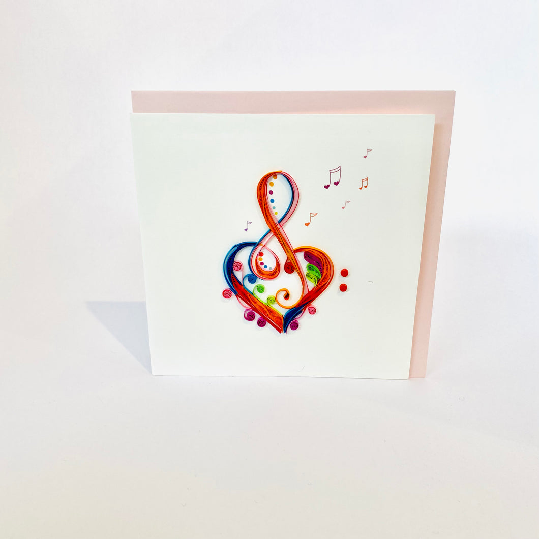 Love Song Quilling Card