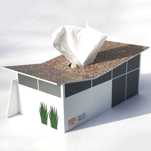Midcentury Ranch Club Tissue Box Cover